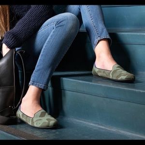 Rothy’s The Loafer Olive Camo